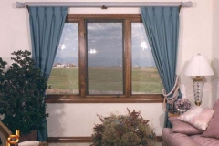 D-011 Three Finger Pleat Top Tack on Upholstered Pole
