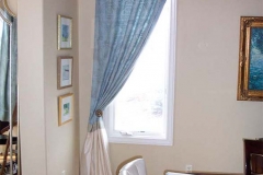 D-027 Soft Top Flat Curtain with Rings, Even Puddle